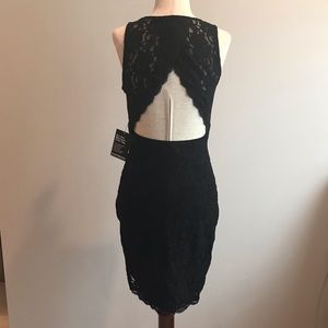 Lace Open Back Express LBD - Size XS - NWT